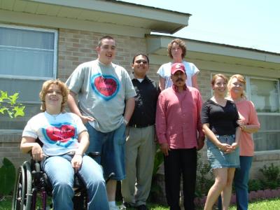 Joey's brother's and sister's and mom and dad